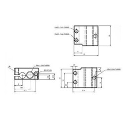 J-Head Volcano Aluminum Heater Block - 3