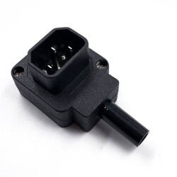 JA-2233 Triple Male Power Socket Wired Plug - 1