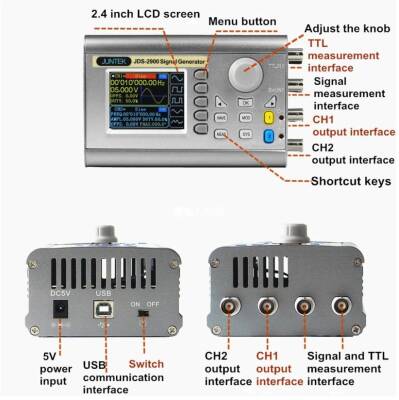 JDS2900 15MHz DDS Dual Channel Signal Generator - 3