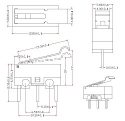 JL014 Mini Micro Switch - 2