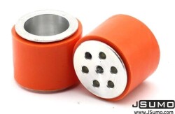 JS2622S Heavy Silicone Wheel 26x22mm - 2 Pieces 