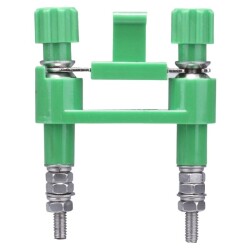 JY1-2 Terminal 660V 24A 62x47x13mm - Green 