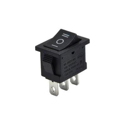 KCD1-1 ON-OFF-ON Three Position Non-Illuminated Switch - 1