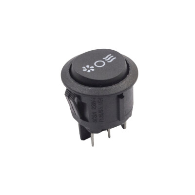 KCD1-2 ON-OFF-ON Three Position Non-Illuminated Switch - 1