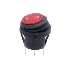 KCD1-2 Waterproof Illuminated ON-OFF Switch 3 Pin - 1