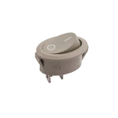 KCD1-3 Oval On/Off Switch 2 Pin Gray - 1