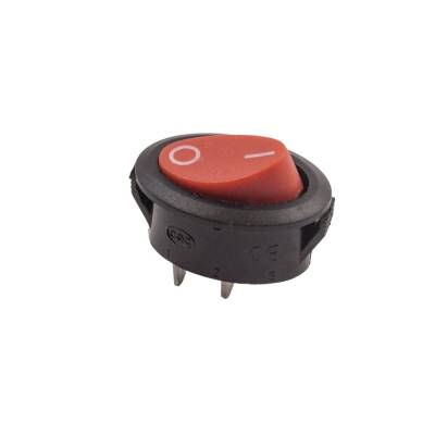 KCD1-3 Oval On/Off Switch 2 Pin Red - 1