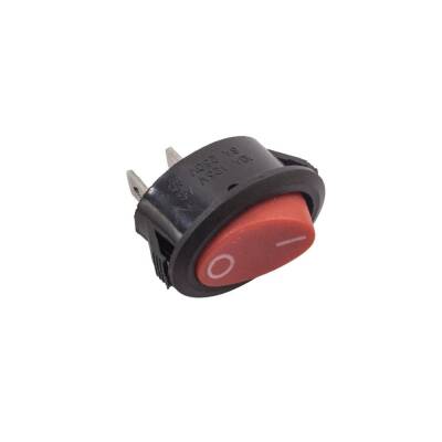 KCD1-3 Oval On/Off Switch 2 Pin Red - 2