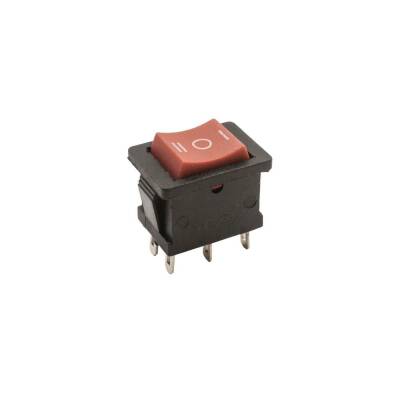 KCD1-5 ON-OFF-ON Switch 6-Pin - Red-Black - 1