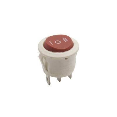 KCD1-5 ON-OFF-ON Three Position Non-Illuminated Switch - White - 1