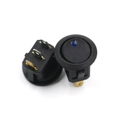 KCD1 Blue Dot Illuminated On-Off Switch 12V - 1