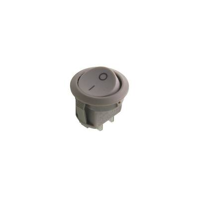 KCD1 Round Switch Gray On-Off 2P - 1