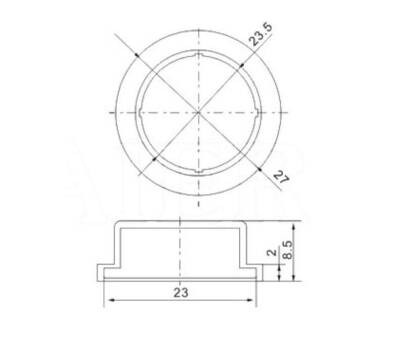 KCD1 Su Geçirmez Anahtar Kılıfı - 23mm - 2