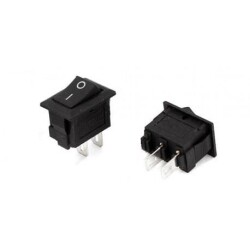 KCD11 Mini On-Off Switch - Black 