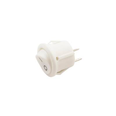 KCD11 Mini Round On-Off Switch - White - 1