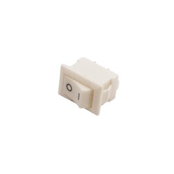 KCD11 Mini White On-Off Switch - Short Pin - 1