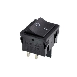 KCD2-501 ON-OFF Switch 4 Pin Black - 1