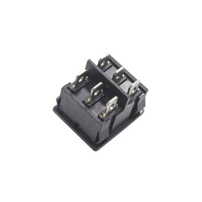 KCD2-502 Dual ON-OFF Switch 6 Pin - Black - 2