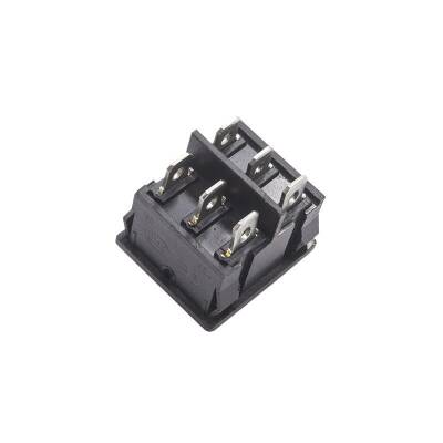 KCD2-502 İkili ON-OFF Switch 6 Pin - Siyah - 2