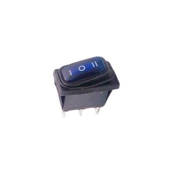 KCD3 15A Waterproof Blue Light ON-OFF-ON Switch 