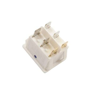 KCD4 İkili Işıklı ON-OFF Switch 6 Pin - Mavi - 2