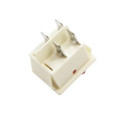 KCD4 Non-Illuminated On/Off Switch 4 Pin - White - 2