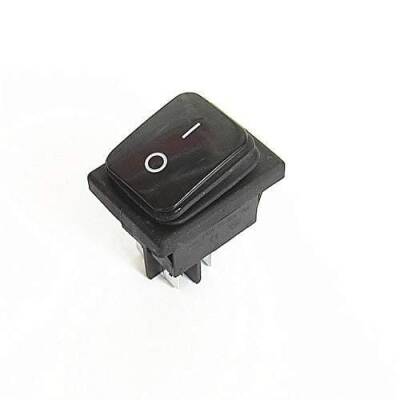 KCD4 Waterproof 30A Black ON-OFF Switch 4 Pin - 1