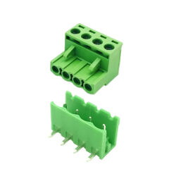 KF2EDGR-5.08-4P 90 Degree Plug-in Vertical Terminal Block - 1