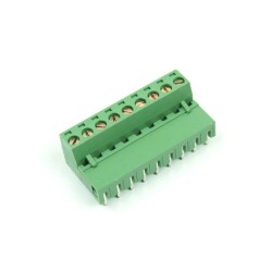 KF2EDGR-5.08-9P 9 Pin 90 Degree Pluggable Vertical Terminal Block - 1