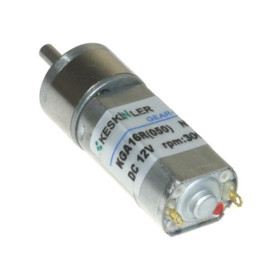 KGA16 12V 3000Rpm 16mm 1:5.75 Geared DC Motor - 1