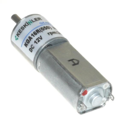 KGA16 12V 30Rpm 16mm 1:423 Geared DC Motor 