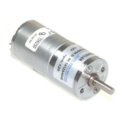 KGA25 12V 120Rpm 25mm Redüktörlü Dc Motor - 2