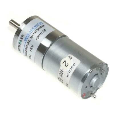 KGA25 12V 30Rpm 25mm Redüktörlü Dc Motor - 1