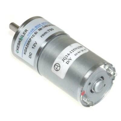 KGA25 12V 750Rpm 25mm Redüktörlü Dc Motor - 1