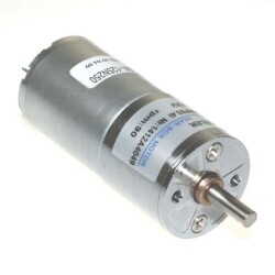 KGA25 12V 90Rpm 25mm Geared DC Motor - 2