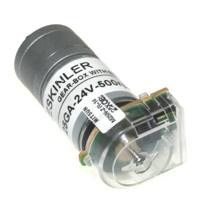 KGA25 24V 970Rpm 25mm Redüktörlü ve Encoderli Dc Motor - 1