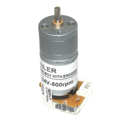 KGA25 24V 970Rpm 25mm Redüktörlü ve Encoderli Dc Motor - 2