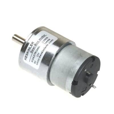 KGA37 12V 70 Rpm 37mm Redüktörlü Dc Motor - 1