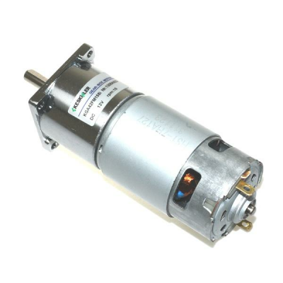 KGA42 12V 10Rpm 42mm Redüktörlü Flanşlı Uzun Dc Motor - 1