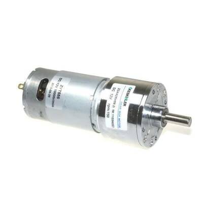 KGA42 12V 150Rpm 42mm Redüktörlü Flanşlı Uzun Dc Motor - 4