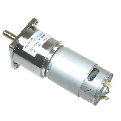 KGA42 12V 5rpm 42mm Redüktörlü Flanşlı Uzun Dc Motor - 1