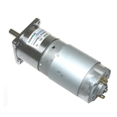 KGA42 12V 60Rpm 42mm Redüktörlü Flanşlı Uzun Dc Motor - 1