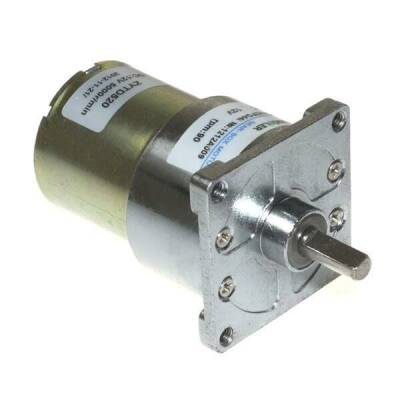 KGA42 12V 90Rpm 42mm Flanged Short Dc Motor with Gearbox - 2