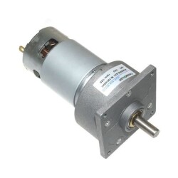 KGA60 12V 120Rpm 60mm Geared Flanged Dc Motor - 2