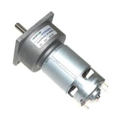 KGA60 24V 100Rpm 60mm Geared Flanged Dc Motor 