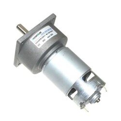 KGA60 24V 200Rpm 60mm Geared Flanged Dc Motor 