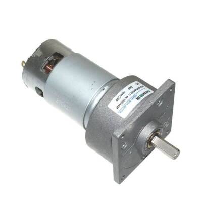 KGA60 24V 200Rpm 60mm Geared Flanged Dc Motor - 2