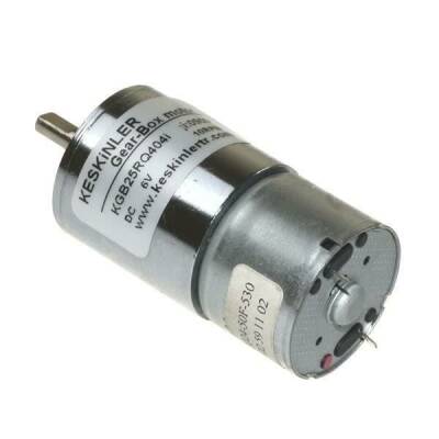 KGB25 6V 10Rpm 25mm Redüktörlü Eksantrik Dc Motor - 1