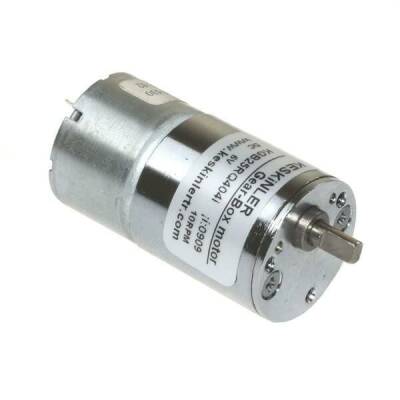 KGB25 6V 10Rpm 25mm Redüktörlü Eksantrik Dc Motor - 2