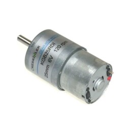 KGB25 6V 120Rpm 25mm Eccentric Dc Motor with Gearbox 